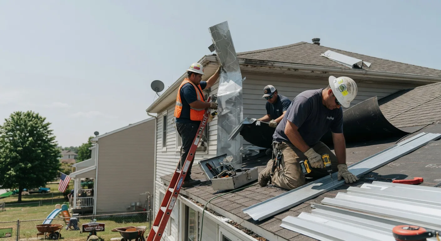 Storm Damage Metal Roof Repair in Gakona, AK